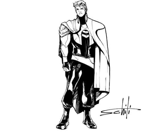 Hulkling by Valerio Schiti