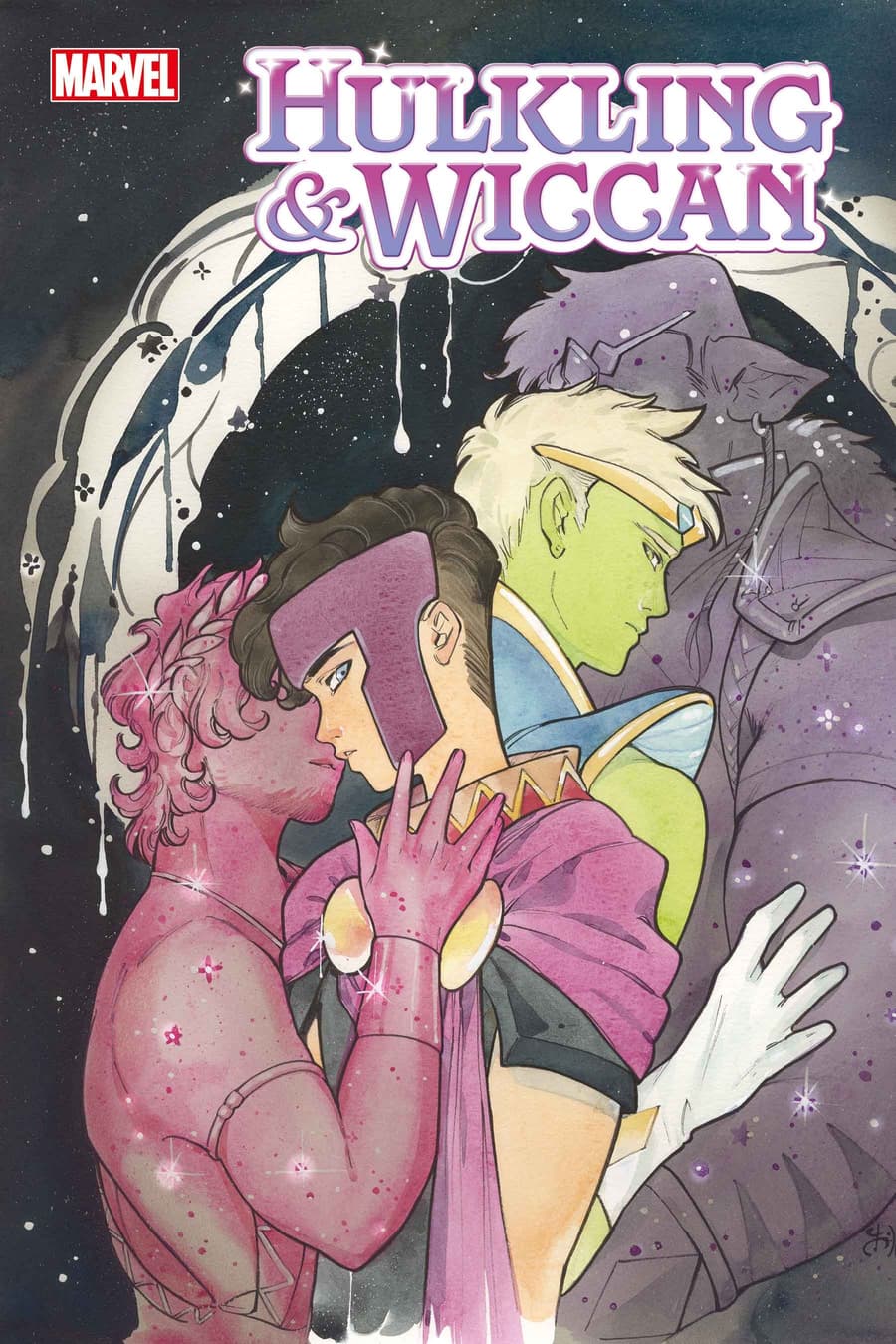Hulkling & Wiccan #1 main cover by Peach Momoko