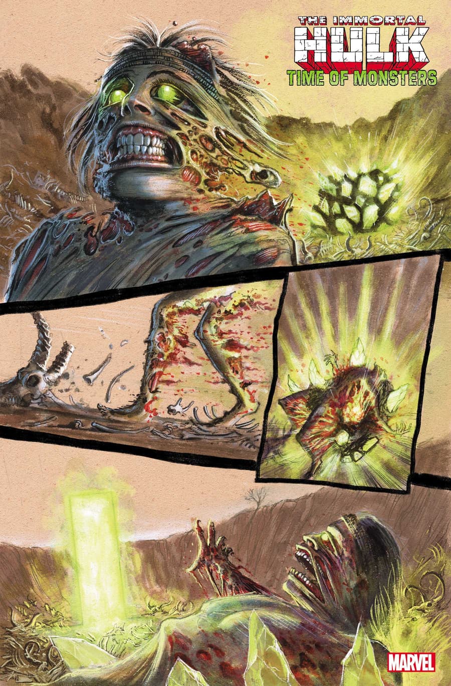 IMMORTALK HULK: TIME OF MONSTERS preview pages by Juan Ferreyra