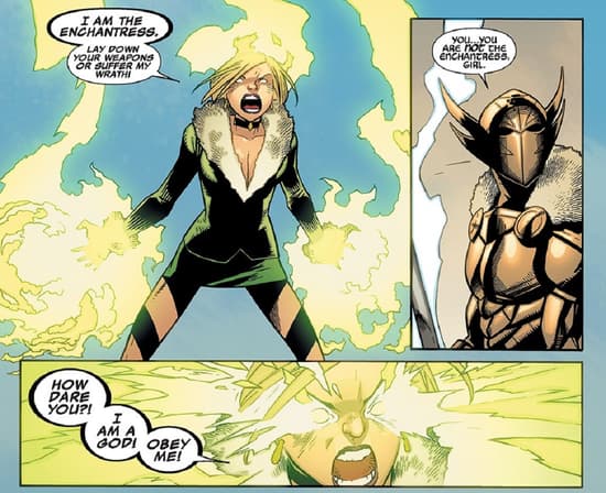 Sylvie flexes her god-like power in ILLUMINATI (2015) #5.