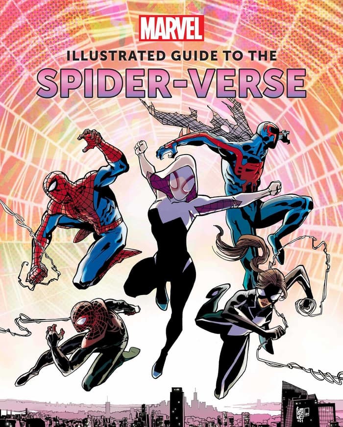 Cover to Marvel: Illustrated Guide to the Spider-Verse.