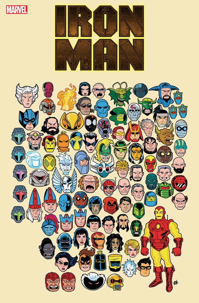 IRON MAN #1 Deadly Foes Variant Cover by DAVE BARDIN