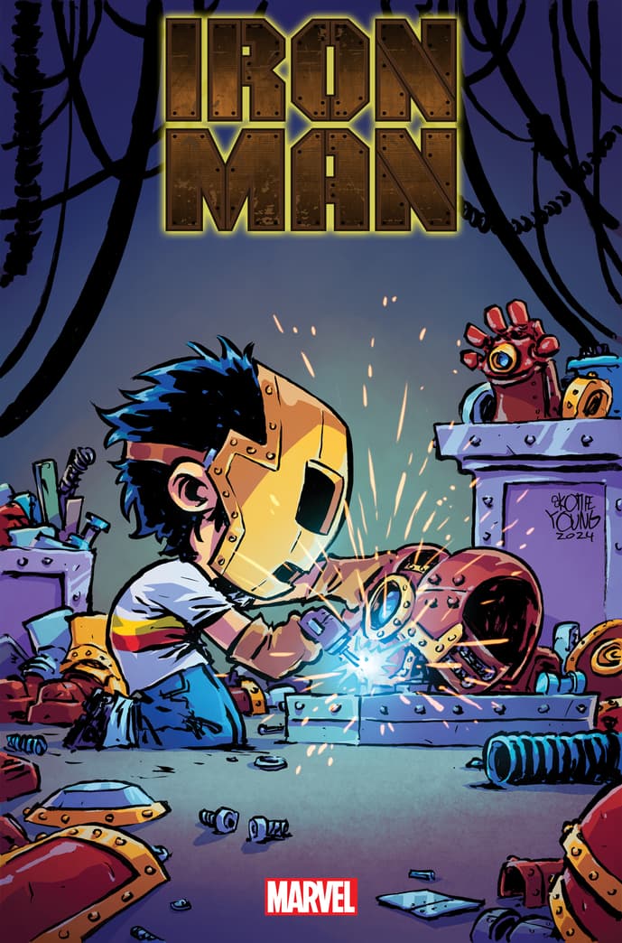 IRON MAN #1 Variant Cover by SKOTTIE YOUNG