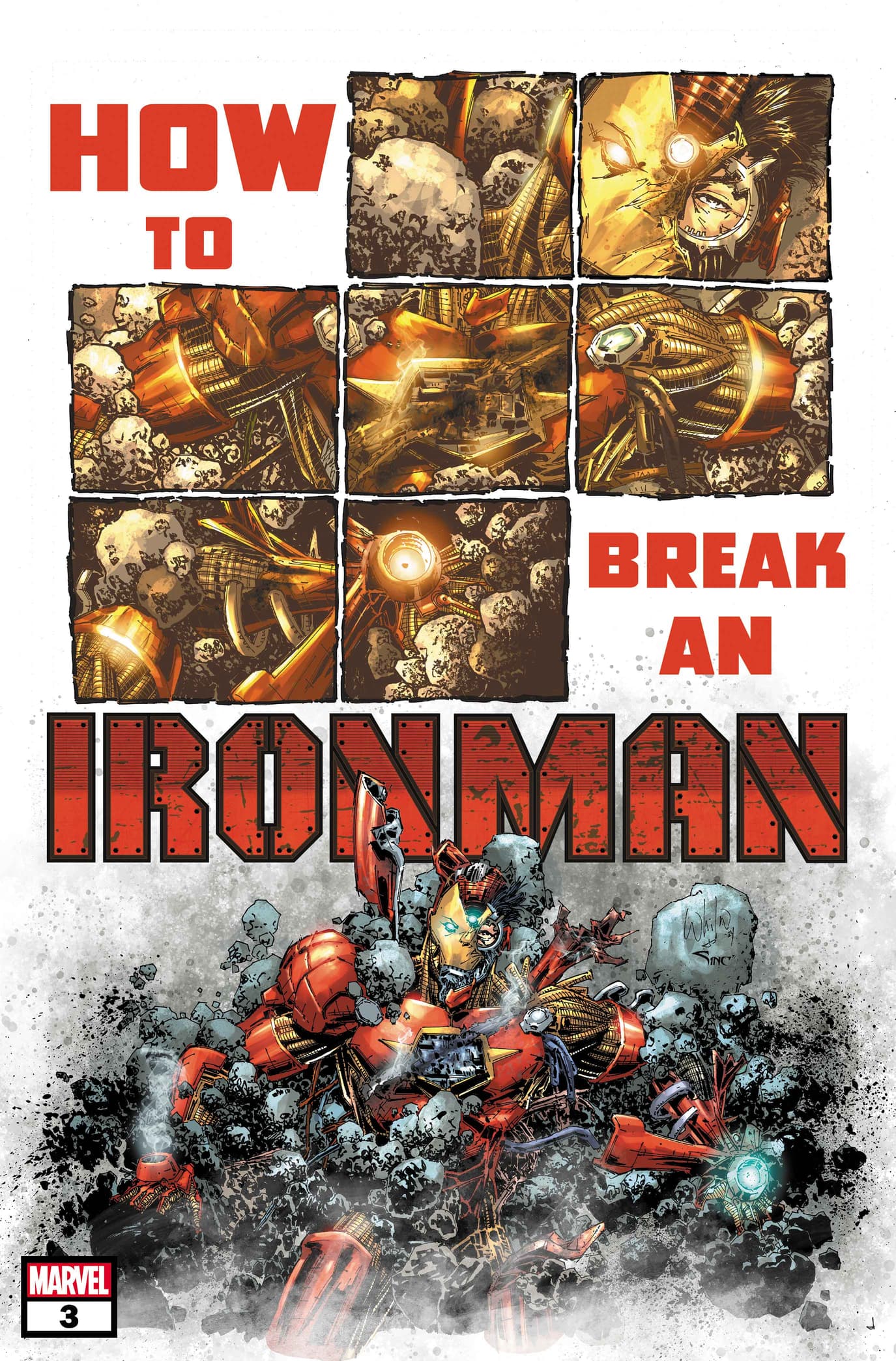 IRON MAN #3 Variant Cover by WHILCE PORTACIO