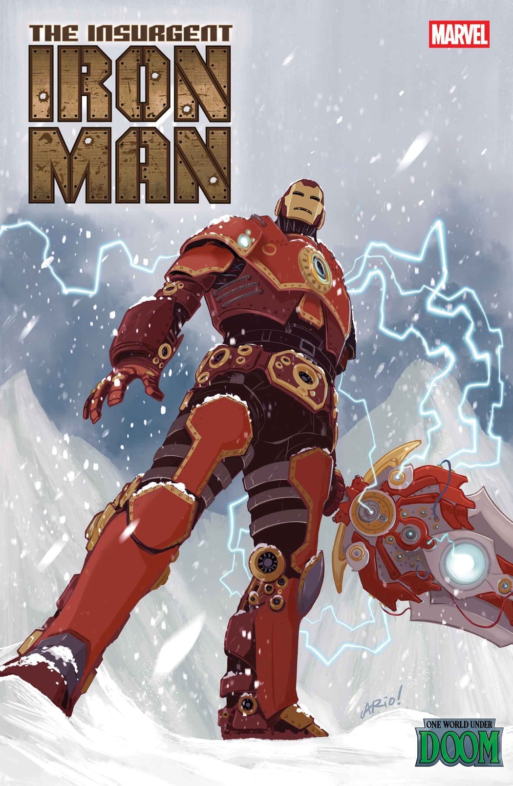  IRON MAN #9 Capa variante por ARIO ANINDITO