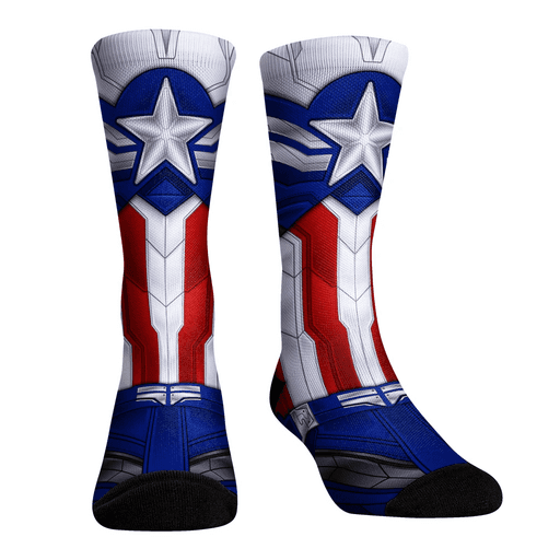 <a href=https://rockemsocks.com/collections/the-falcon-and-the-winter-soldier/products/captain-america-sam-wilson-hypersuit>Sam Wilson Hype Suit Socks</a> / Rock ‘Em Socks