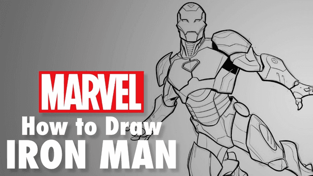 How to Draw Iron Man VIDEO & Step-by-Step Pictures-anthinhphatland.vn