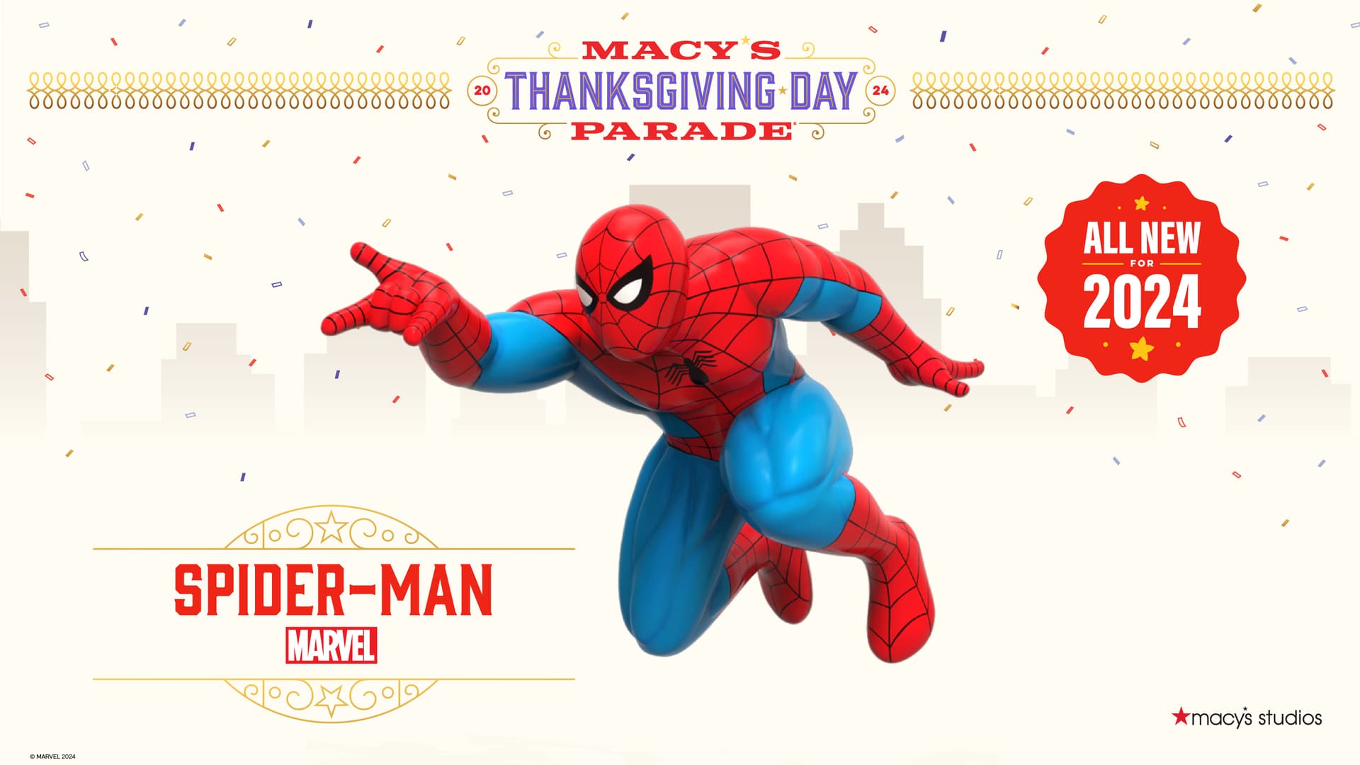  Macy’s Thanksgiving Day Parade® Spider-Man Balloon