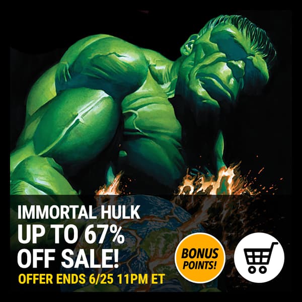 Marvel Insider Digital Comics Sale Marvel Comics App Immortal Hulk (2018) Comics Sale Up to 67% Off Sale! Offer ends 6/25/20 11PM ET