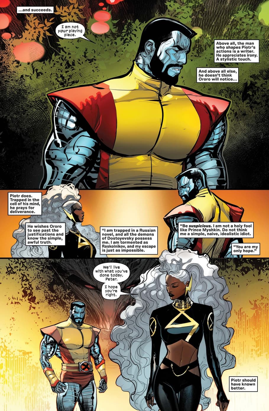 Storm steps down from the Quiet Council in IMMORTAL X-MEN (2022) #12.