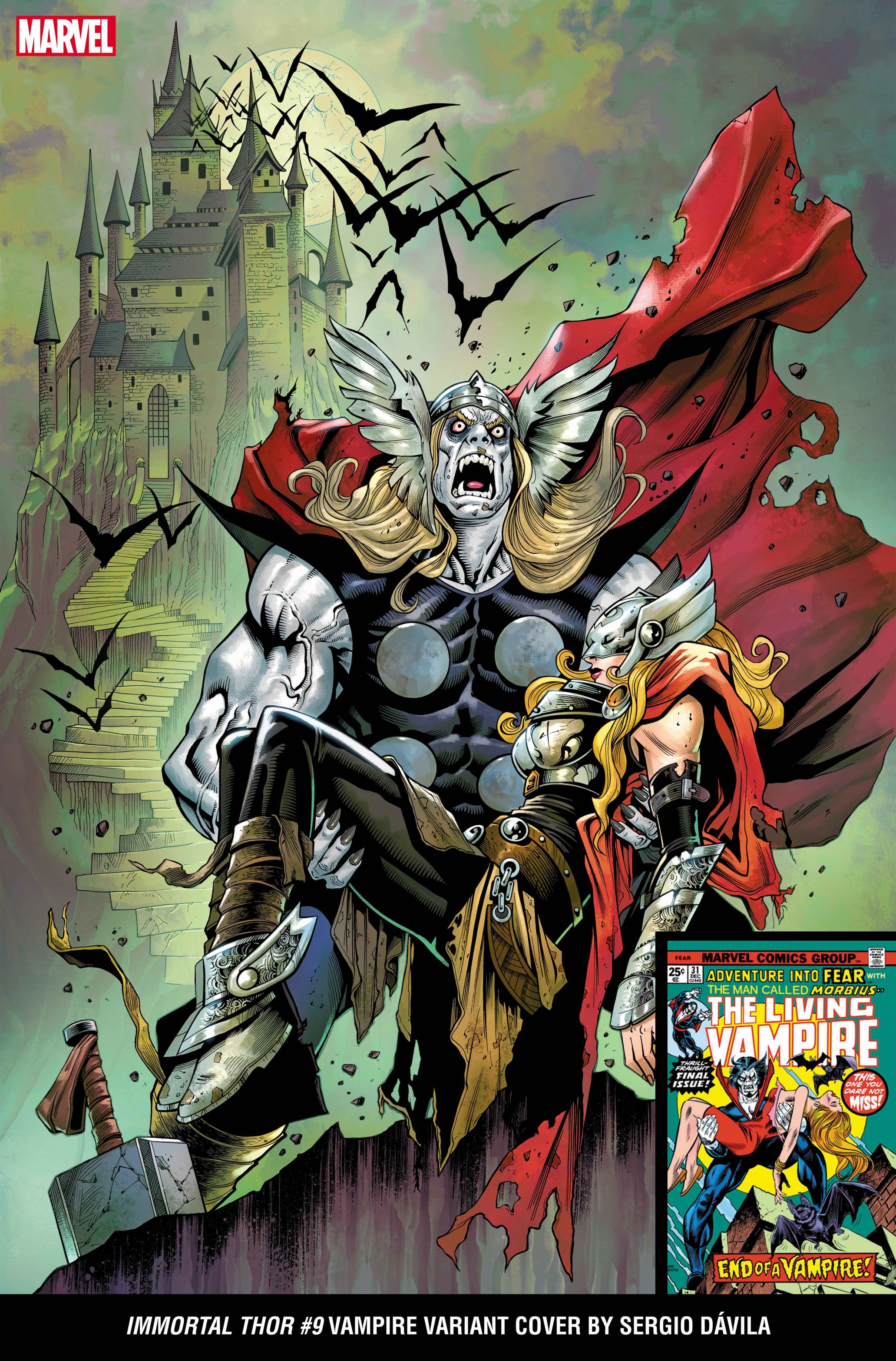 IMMORTAL THOR #9 Vampire Variant Cover by Sergio ​​​​​​​Dávila​​​​​​​