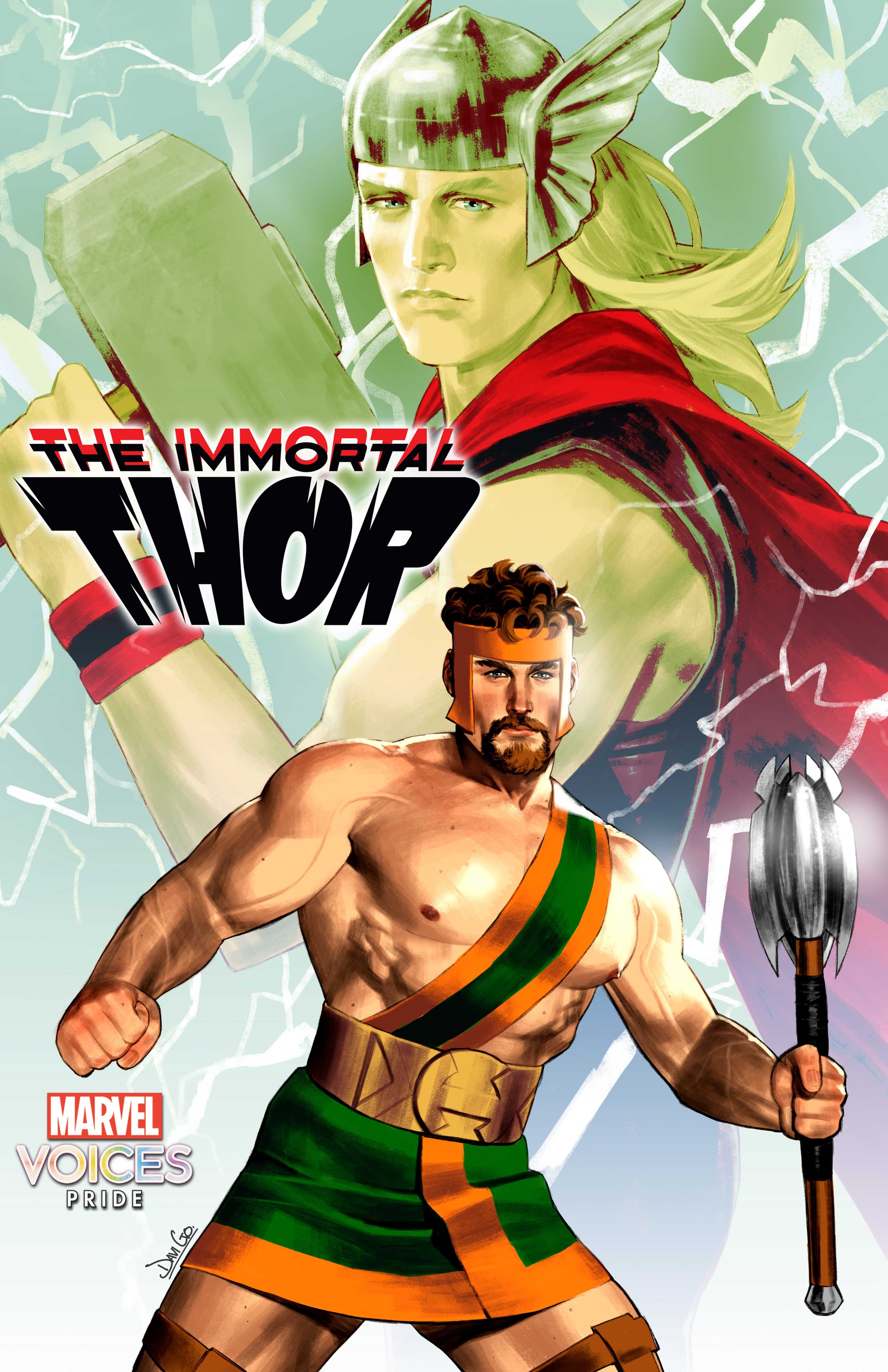 IMMORTAL THOR #12 PRIDE ALLIES VARIANT COVER BY DAVI 