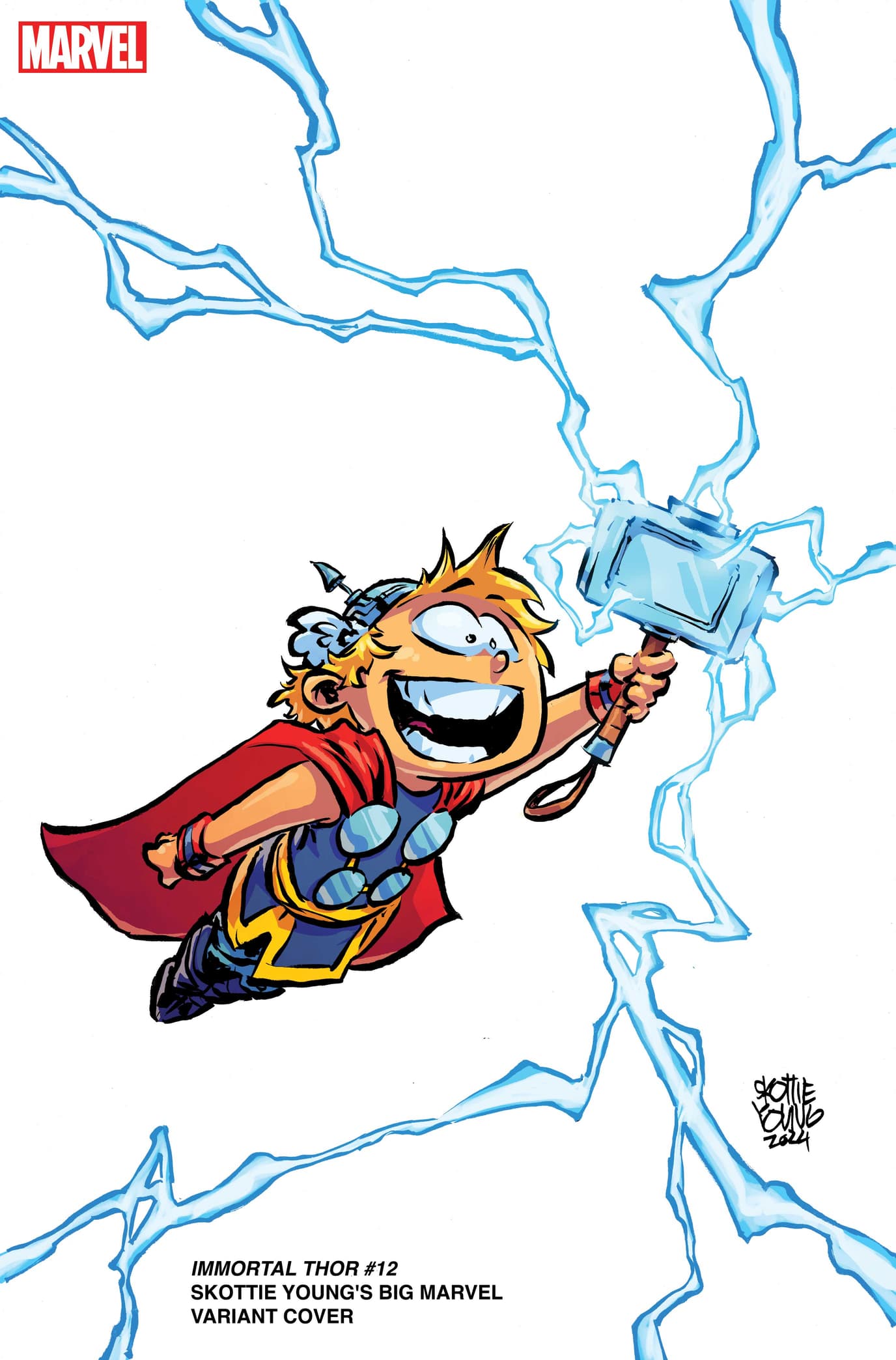 IMMORTAL THOR #12 Skottie Young's Big Marvel Variant Cover