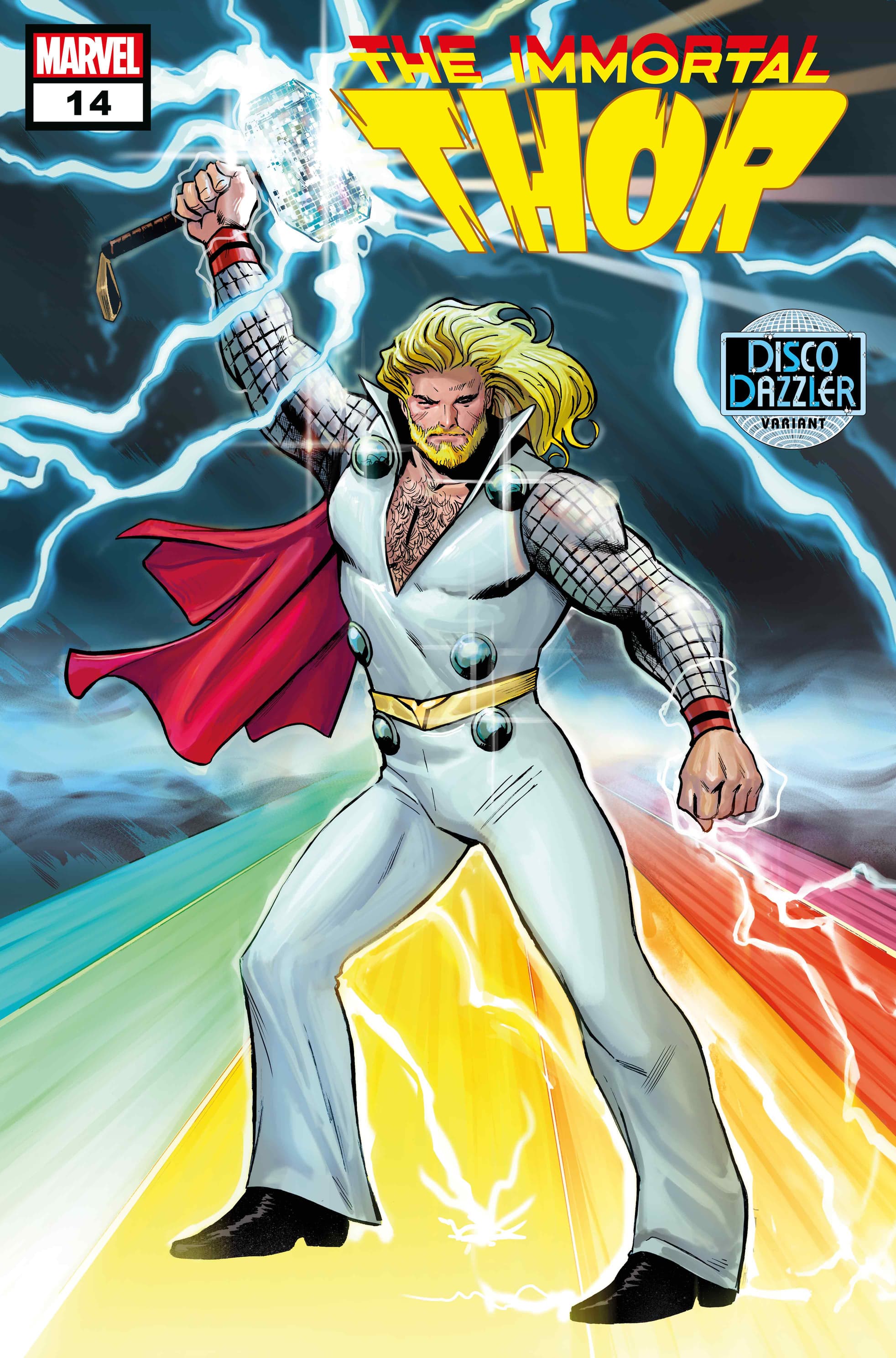 IMMORTAL THOR #14 Disco Dazzler Variant Cover by Lee Garbett​​​​​​​