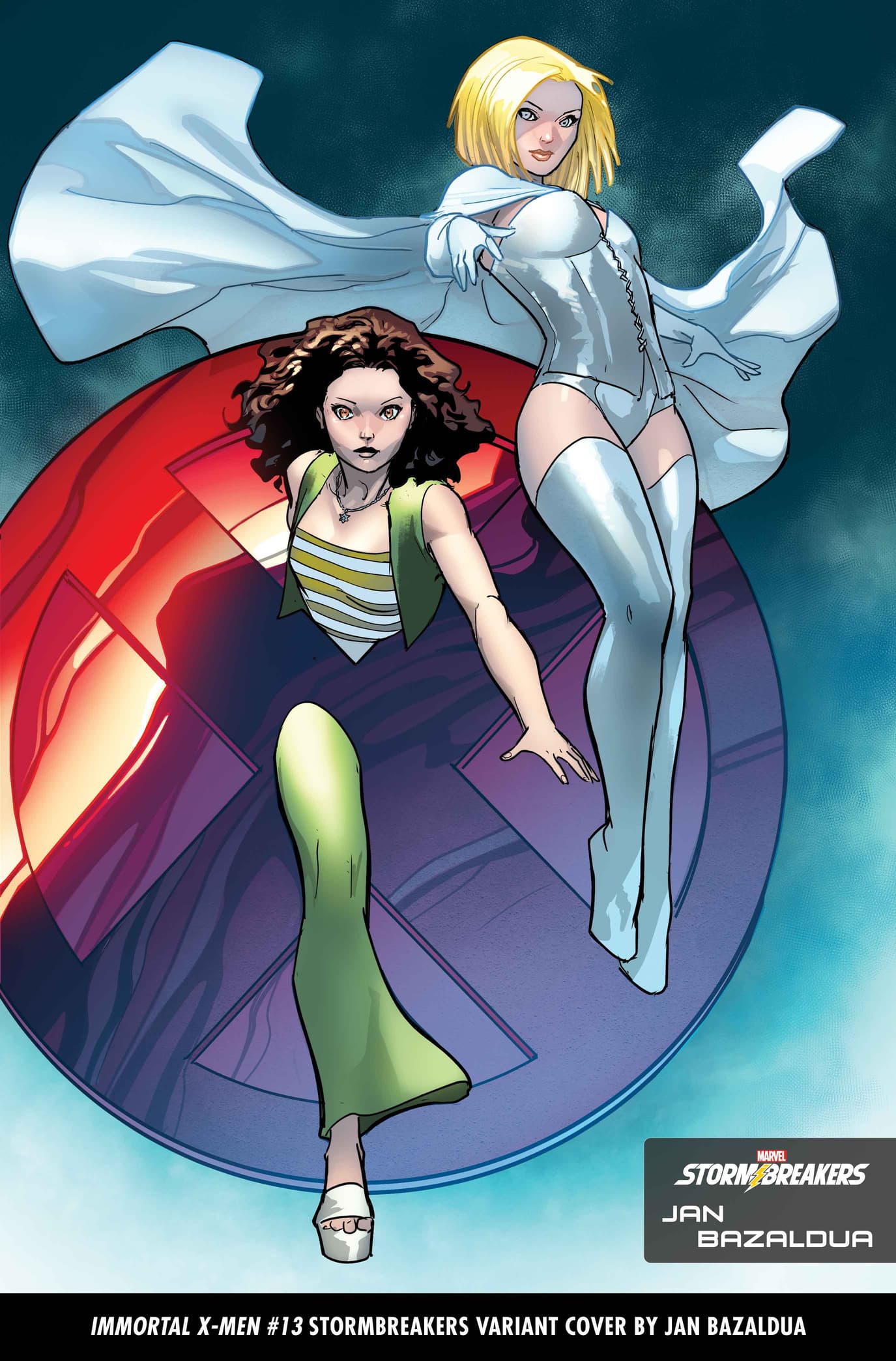 IMMORTAL X-MEN #13 STORMBREAKERS VARIANT COVER BY JAN BAZALDUA