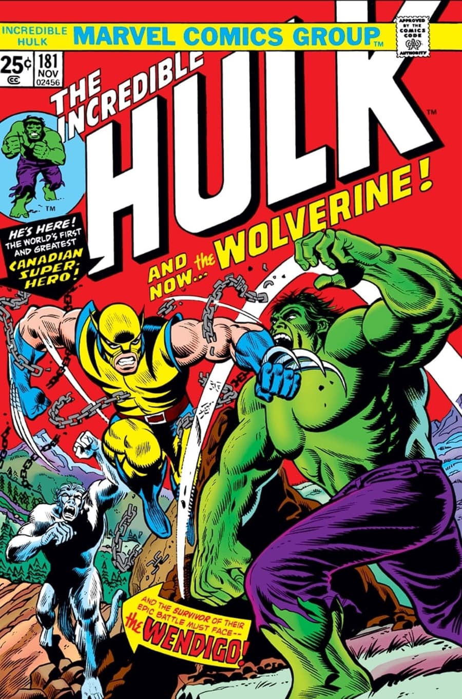 INCREDIBLE HULK (1962) #181 cover by Herb Trimpe