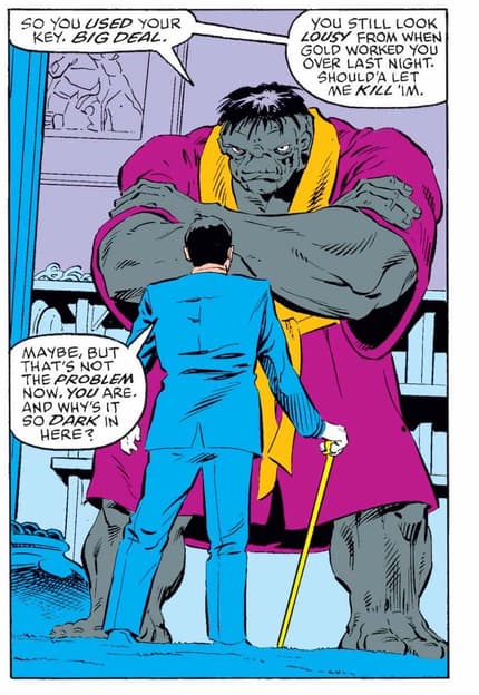 Giant purple bathrobe - INCREDIBLE HULK (1962) #348