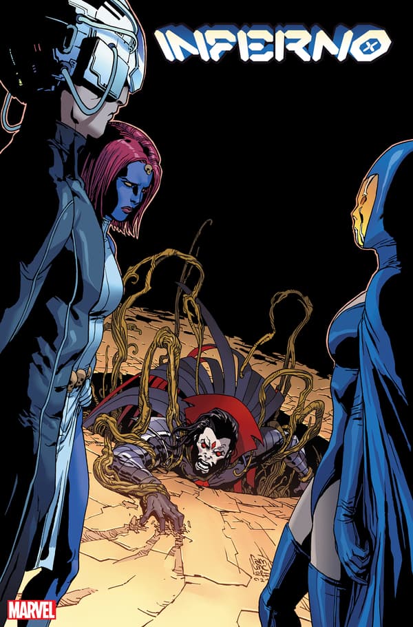 Inferno #4 Foreshadow Variant Cover by GIUSEPPE CAMUNCOLI 