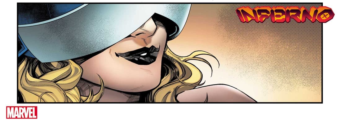 INFERNO #1 preview art by Valerio Schiti with colors by David Curiel