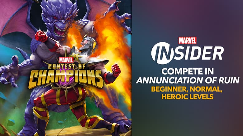 Earn Points for Marvel Insider This Week with Annunciation of Ruin in Marvel Contest of Champions