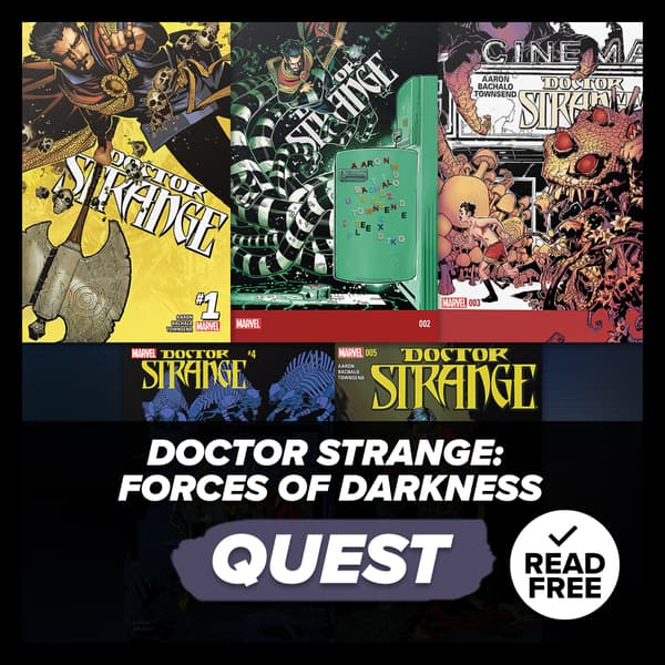 Marvel Insider Activity Doctor Strange: Forces of Darkness Read DOCTOR STRANGE (2015) #1-5 Reading Quest