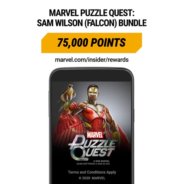 Marvel Insider Marvel Puzzle Quest: Sam Wilson (Falcon) Bundle
