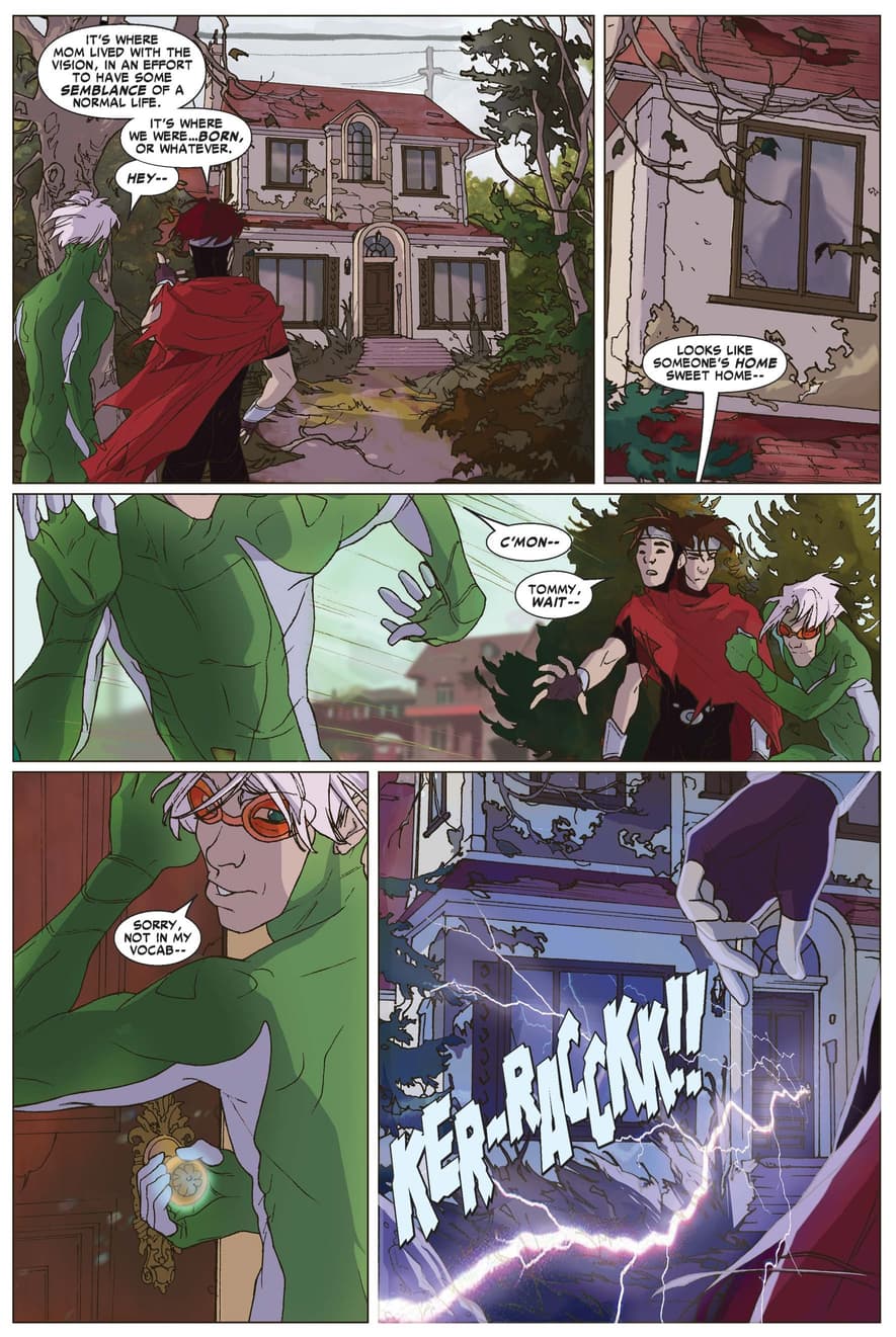 It's a family affair in the SCARLET WITCH AND QUICKSILVER comic