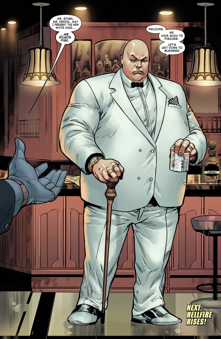 Wilson Fisk as the White King in INVINCIBLE IRON MAN (2022) #9.
