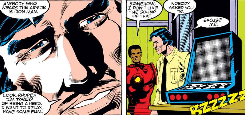 Tony Stark quits