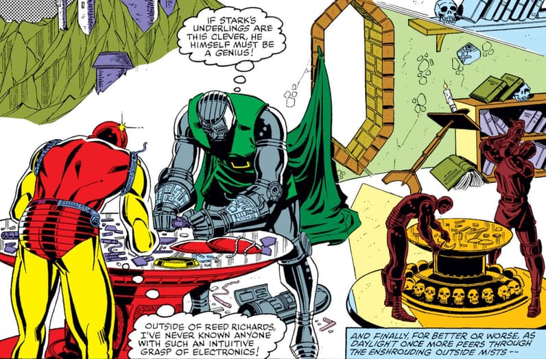 Iron Man teaming with Doom