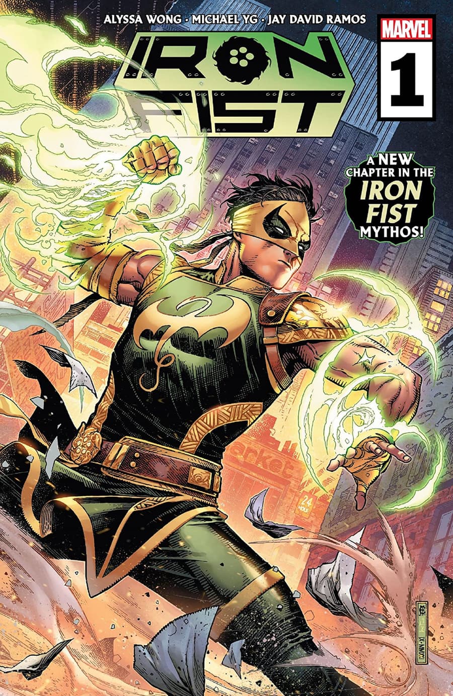 Cover to Iron Fist (2022) #1.