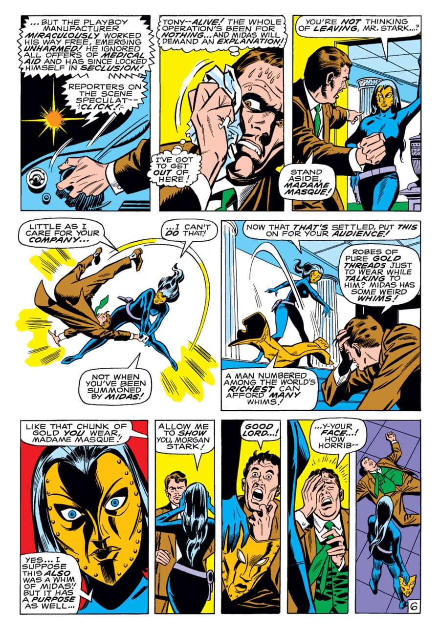 IRON MAN (1968) #17 page by Archie Goodwin and George Tuska