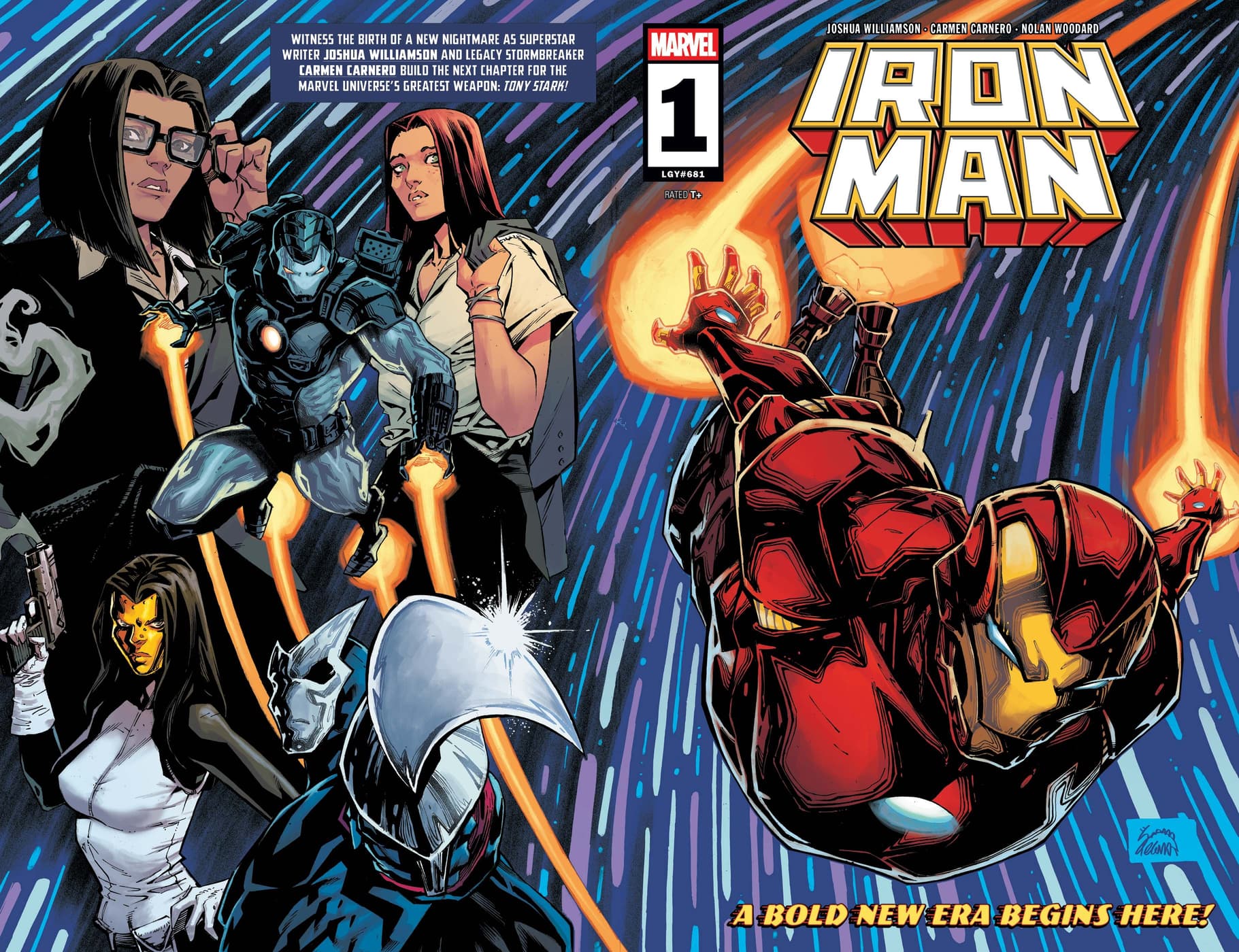 IRON MAN (2026) #1 cover by Ryan Stegman