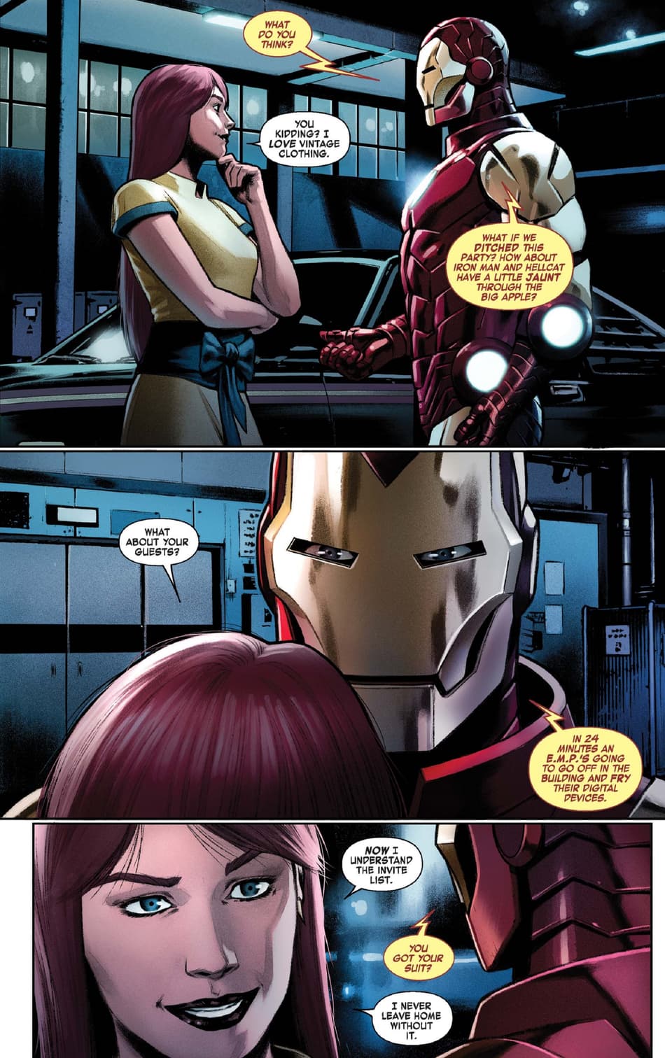 A partnership begins in IRON MAN (2020) #1.