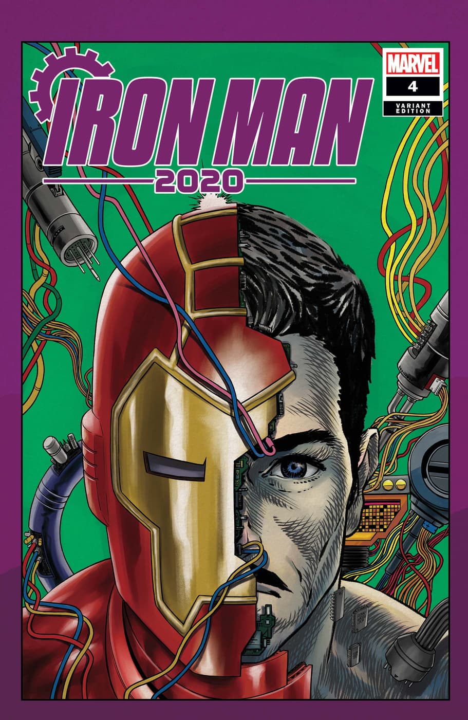 IRON MAN 2020 #4 Superlog Heads Variant