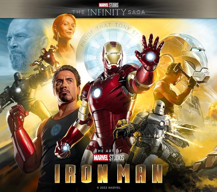 Cover to Marvel Studios’ The Infinity Saga – Iron Man: The Art of the Movie.