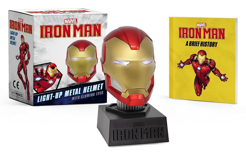 IRON MAN LIGHT-UP METAL HELMET