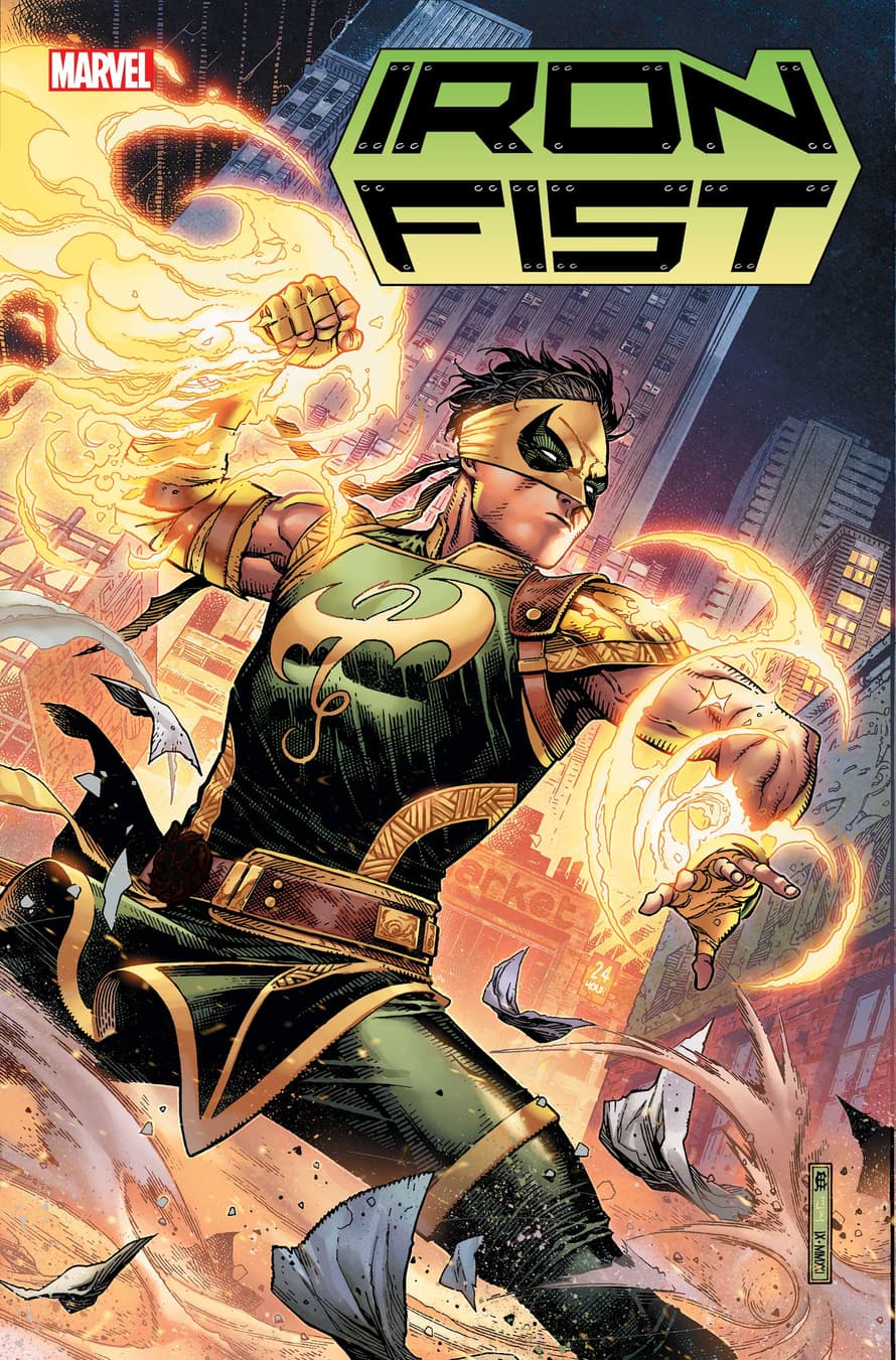 IRON FIST #1 cover by Jim Cheung