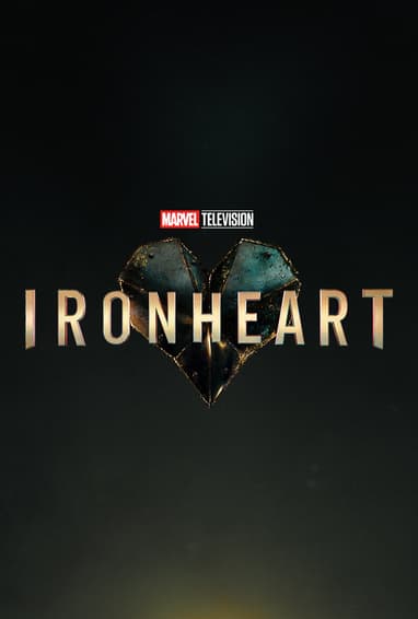 Marvel Television's Ironheart Disney+ TV Show Season 1 Logo on Black