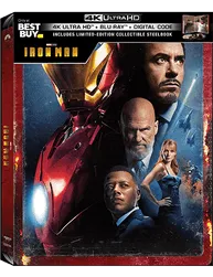 Iron Man 1 Movie Buy Now Purchase Best Buy Exclusive 4K UHD SteelBook