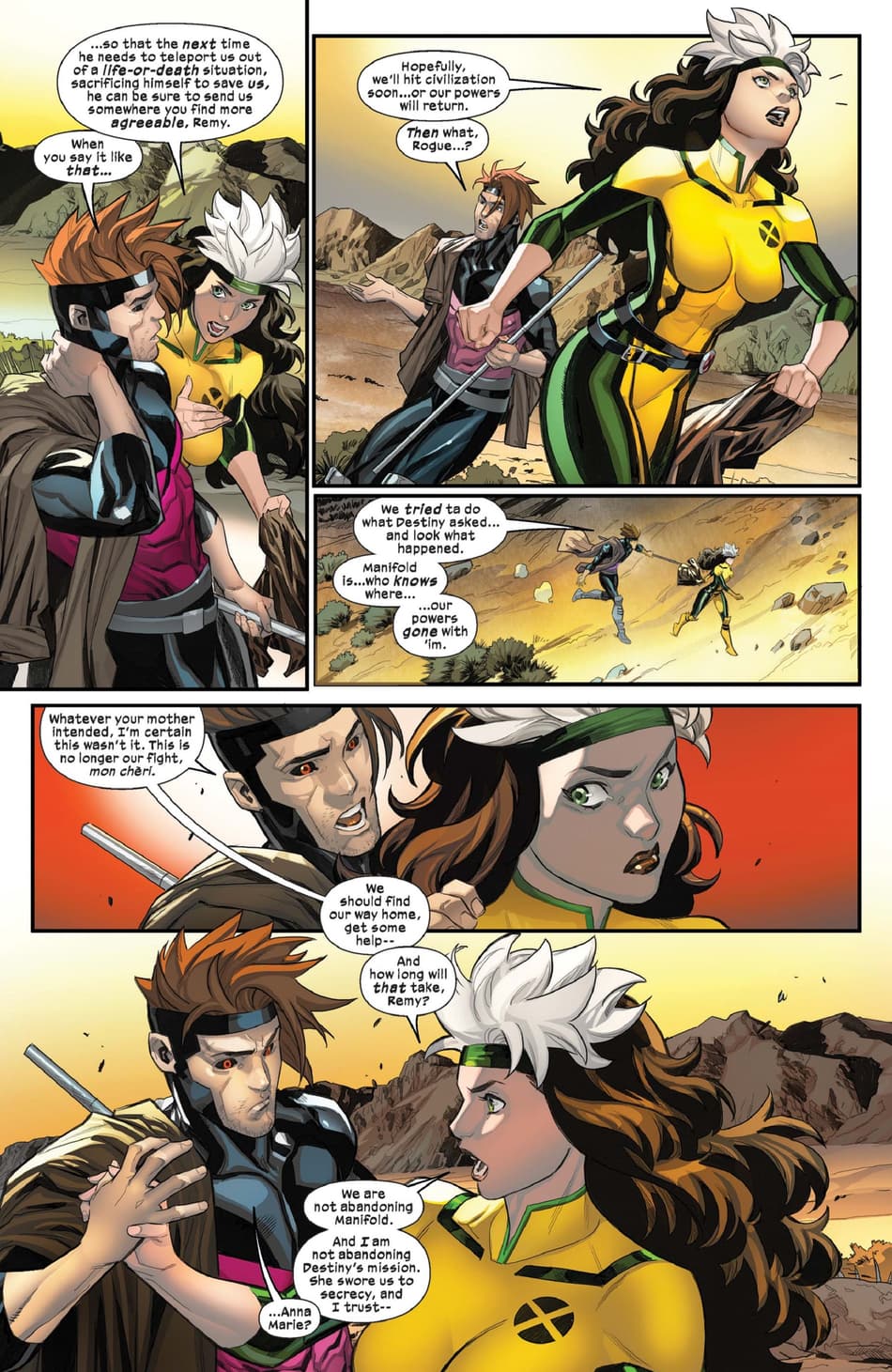 Preview page from ROGUE & GAMBIT (2023) #2.