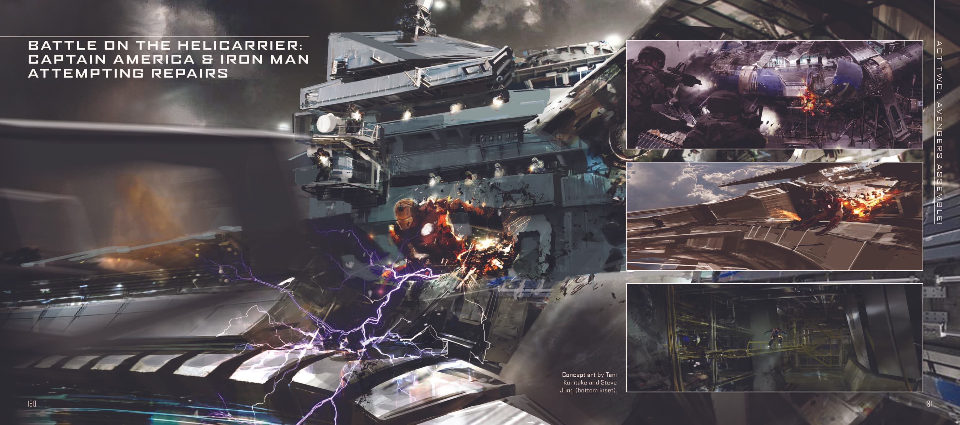 Marvel Studios' The Infinity Saga - The Avengers: The Art of the Movie | Concept art by Tani Kunitake and Steve Jung
