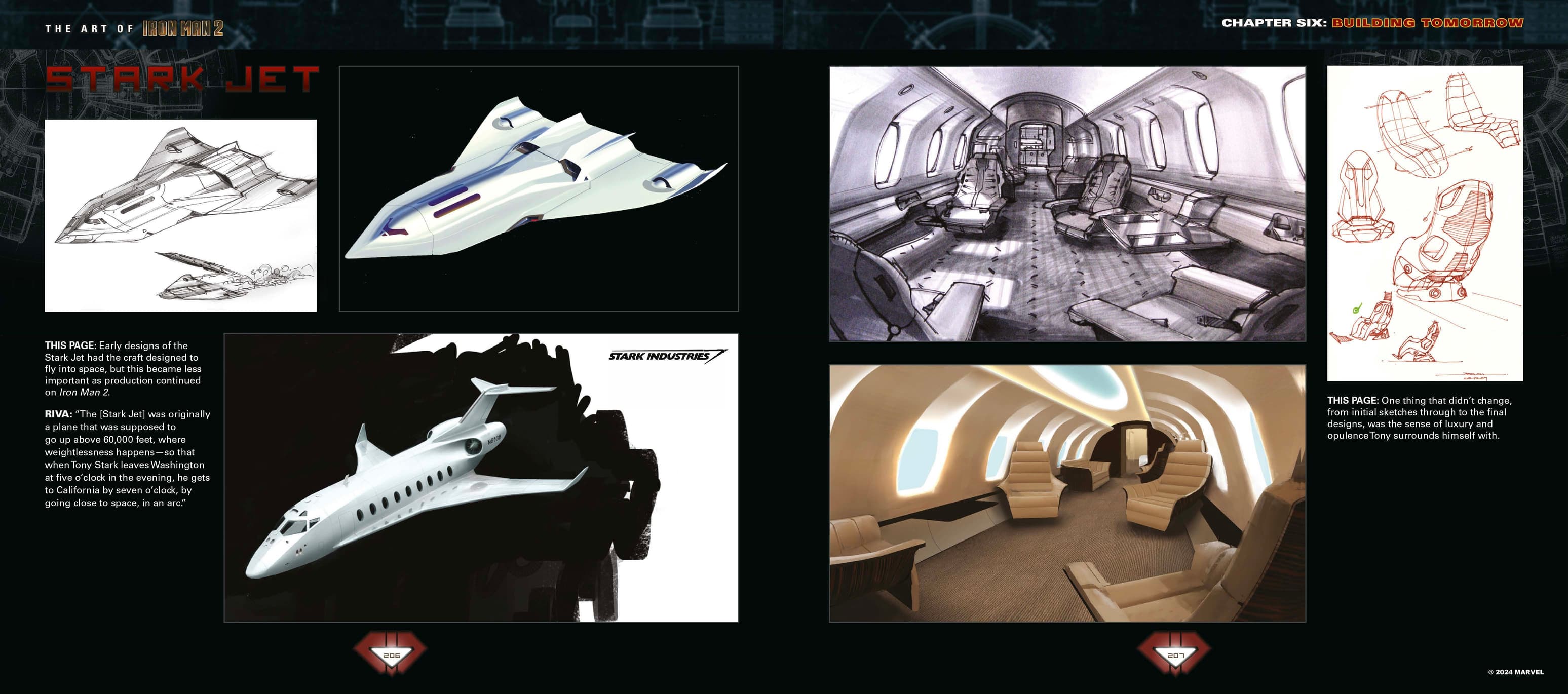 'Marvel Studios' The Infinity Saga – Iron Man 2: The Art of the Movie' interior page
