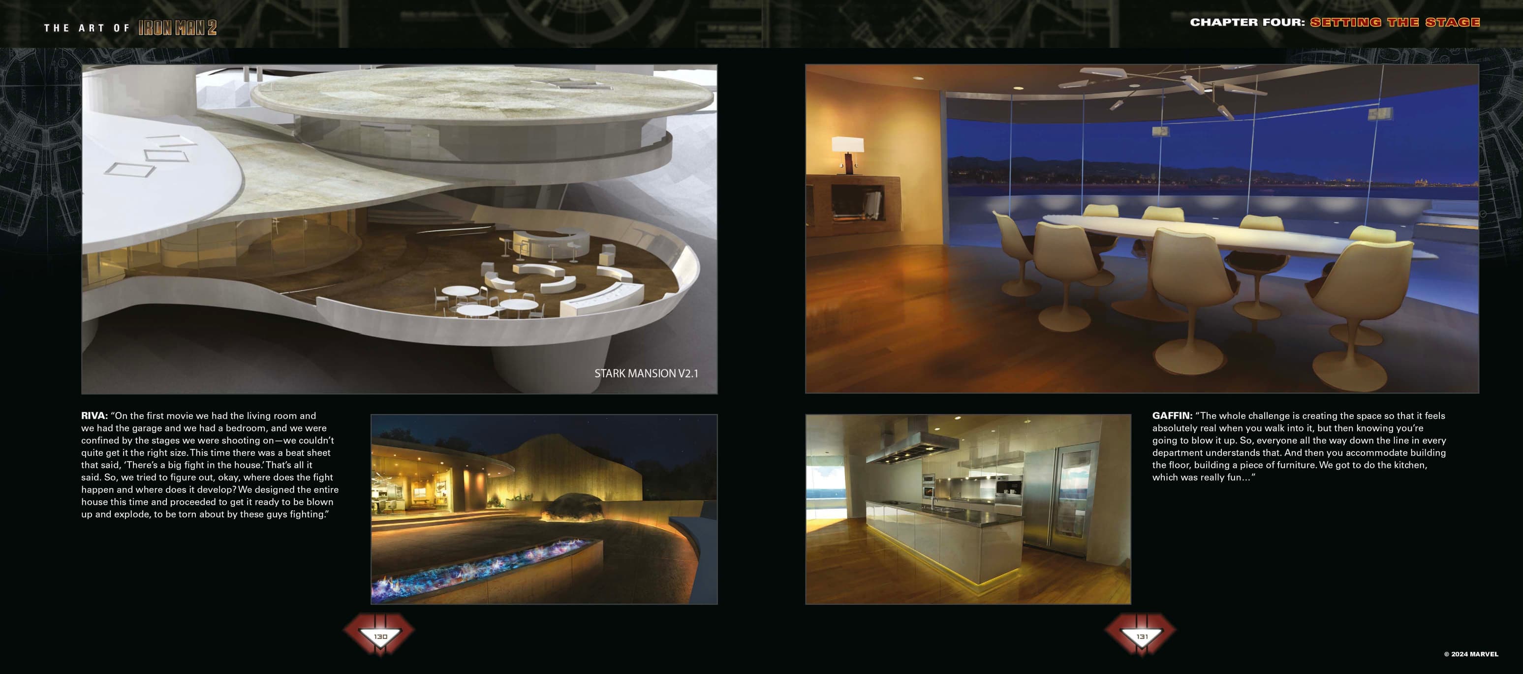 'Marvel Studios' The Infinity Saga – Iron Man 2: The Art of the Movie' interior page