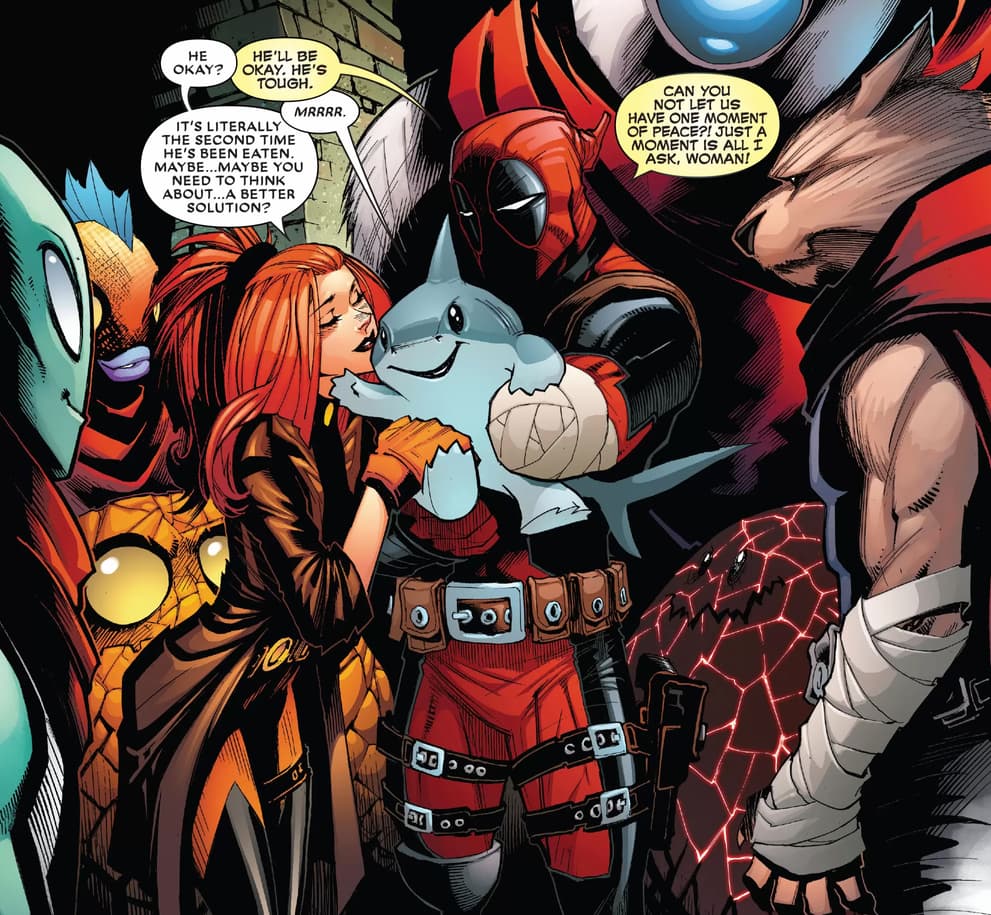 DEADPOOL (2019) #10 artwork by Gerardo Sandoval, Victor Nava, and Chris Sotomayor