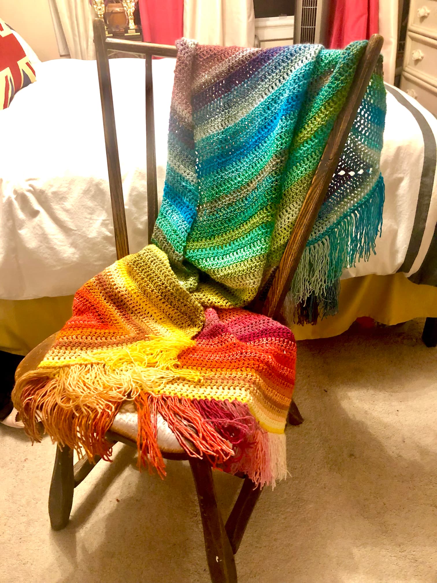 Jen Grunwald crocheted shawl