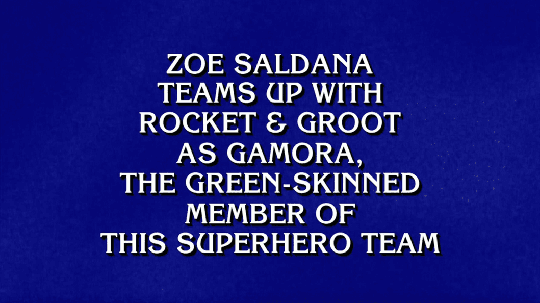 Marvel on Jeopardy 