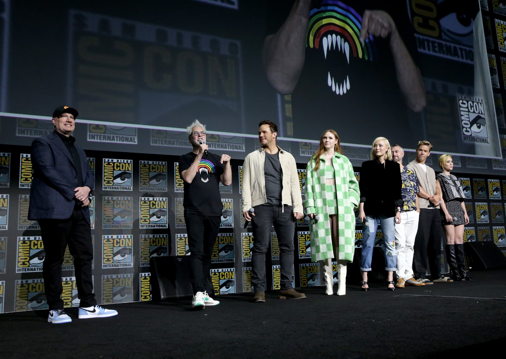 The cast and crew of Marvel Studios' 'Guardians of the Galaxy Volume 3'