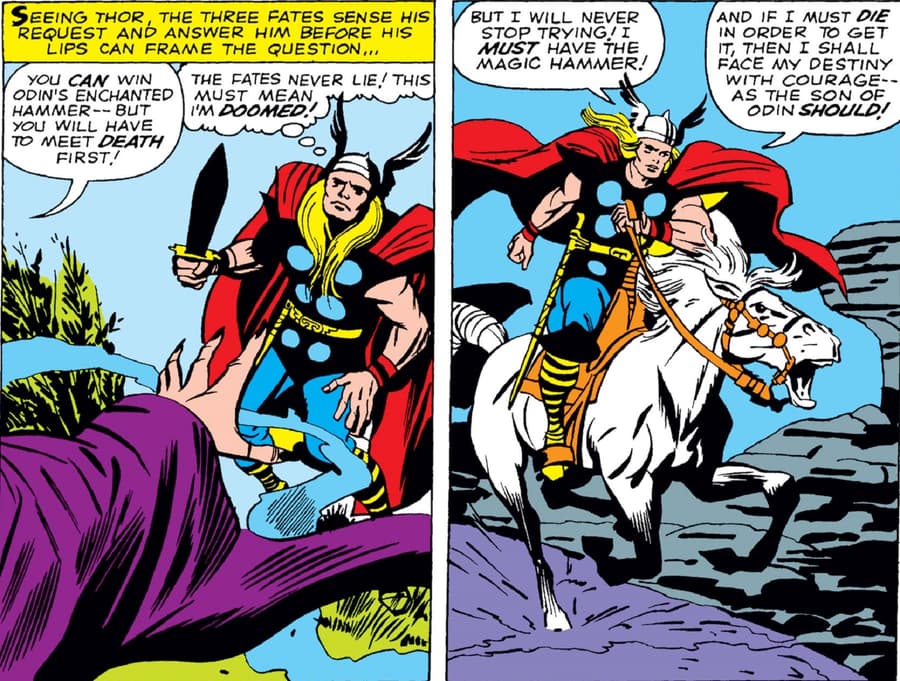 The earliest days of Thor in JOURNEY INTO MYSTERY (1952) #102.
