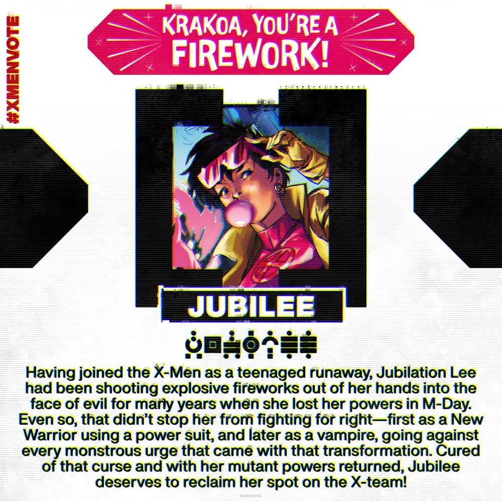 X-Men Election 2023: Jubilee Profile